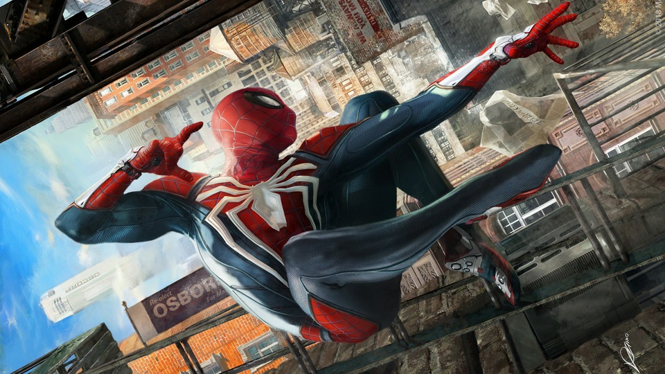 Прыгающий человек-паук