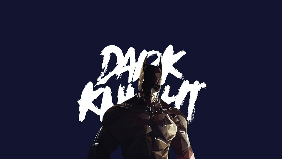 Темный Рыцарь Низкополигональный