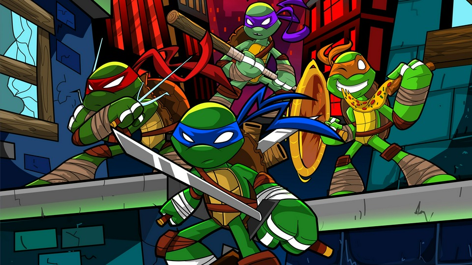 Мультяшное искусство Tmnt