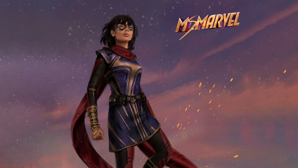 Искусство комиксов Ms Marvel 5k