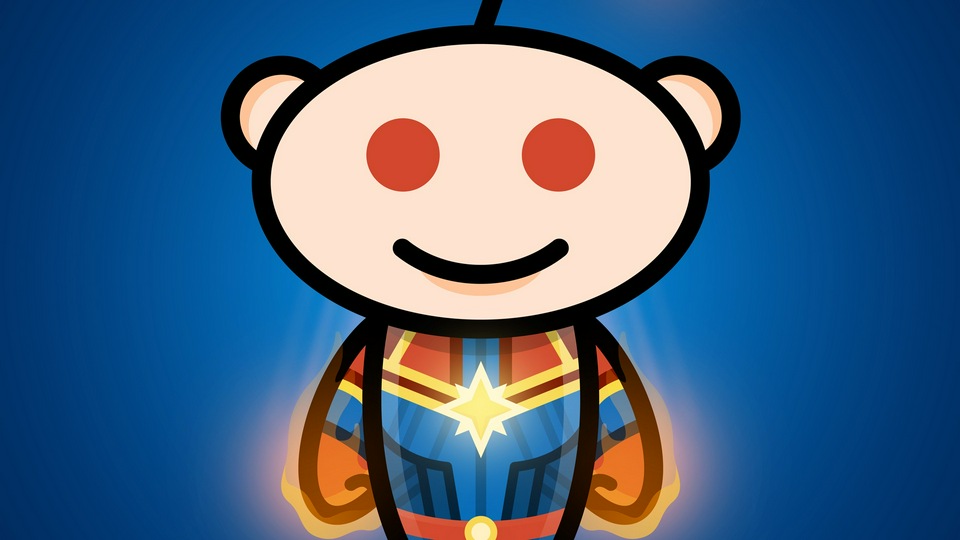 Обложка Reddit Captain Marvel Artwork