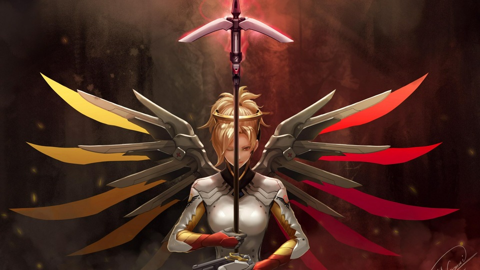 Фан-арт Mercy Overwatch