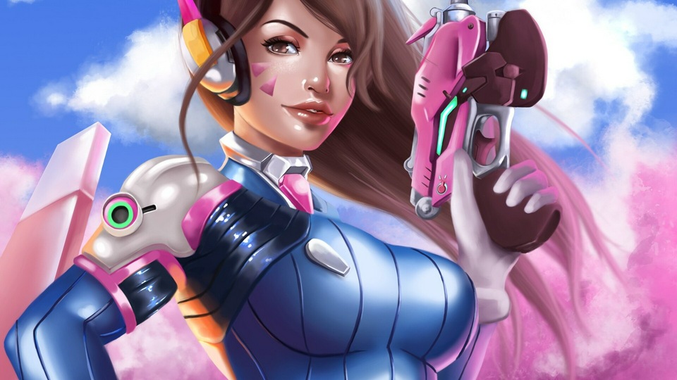 Произведения искусства Dva Overwatch