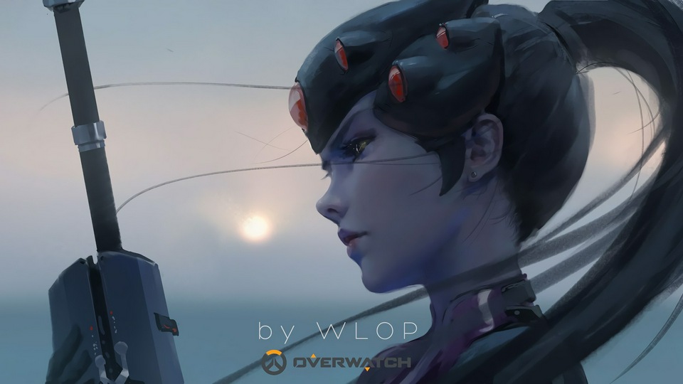 Widowmaker Overwatch от Wlop