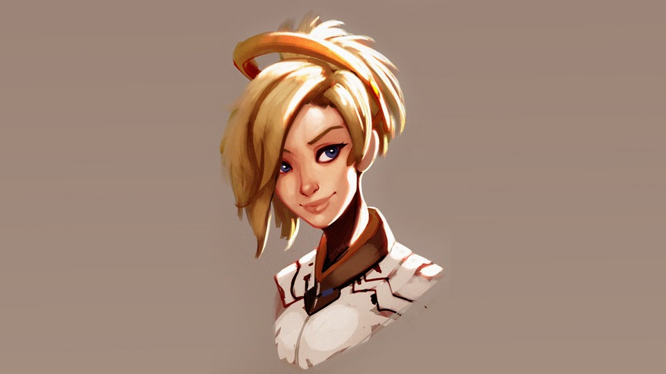 Фан-арт Mercy Overwatch Hd