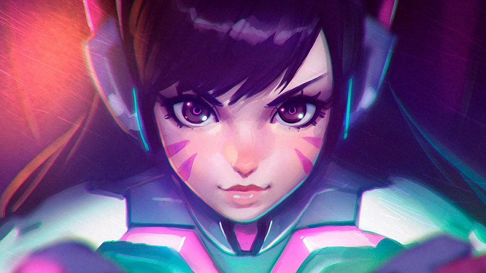 Dva Overwatch Art 4k