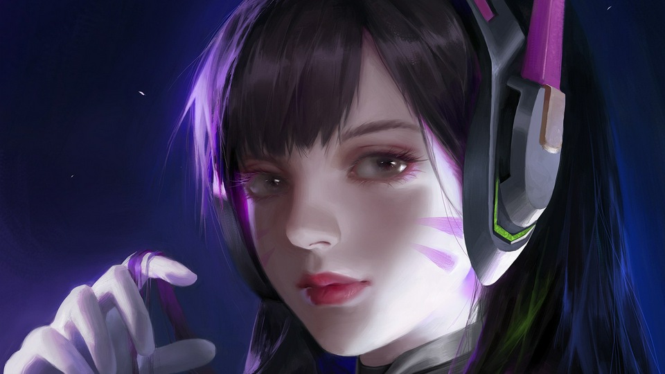 Обложка Dva Overwatch