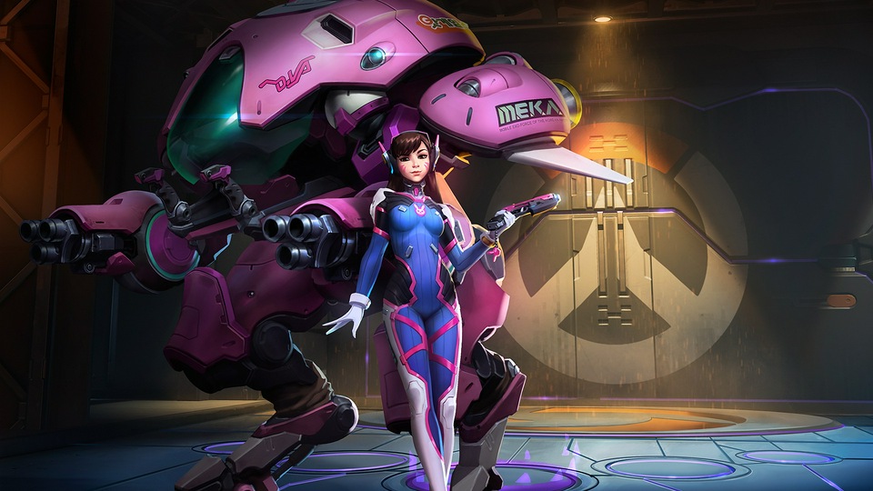 Фанарт Dva Overwatch