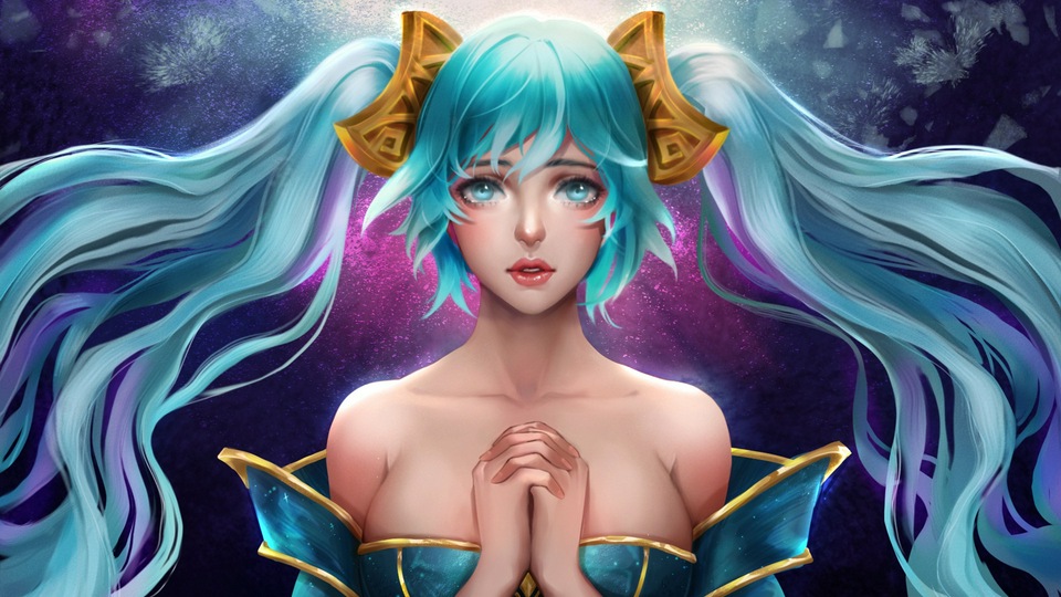 Sona Aqua Eyes Лига Легенд