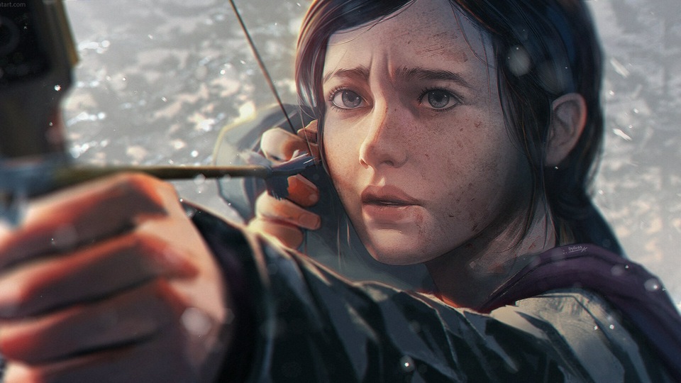 Иллюстрация игрового персонажа Ellie The Last Of Us