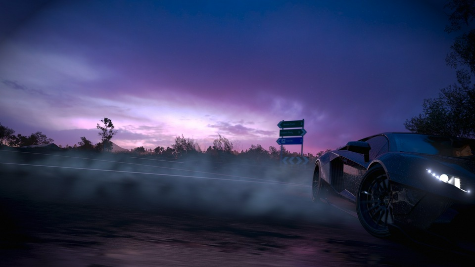 Forza Horizon 3 Lamborghini Aventador Дрейфующий 4k