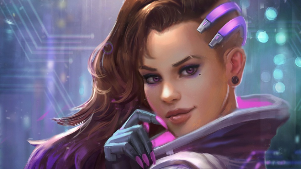 Фан-арт Sombra Overwatch