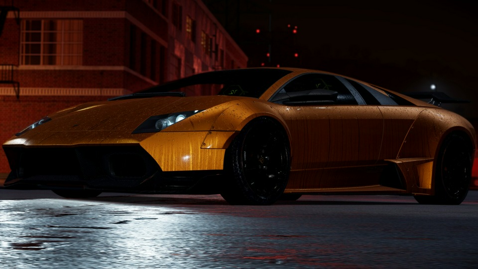 Оранжевый Lamborghini Need For Speed