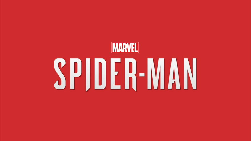 Логотип Marvel Spiderman Ps4 5k