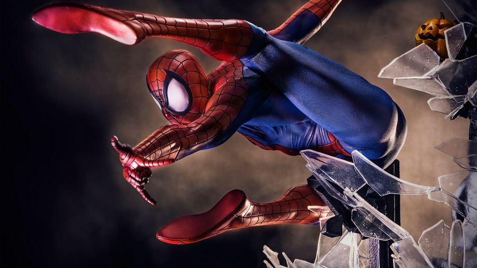 Художественная работа Человека-паука 4k 2018