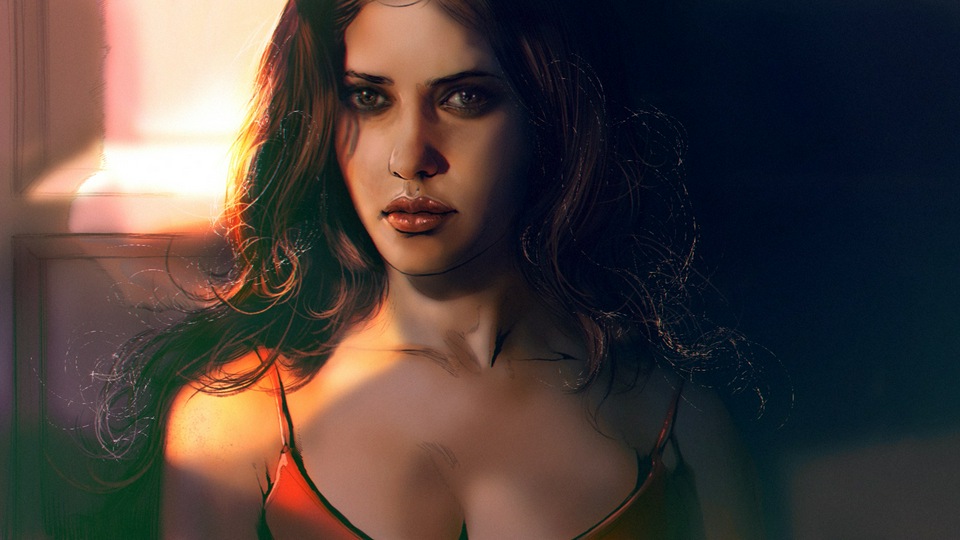 Великолепное искусство девушки