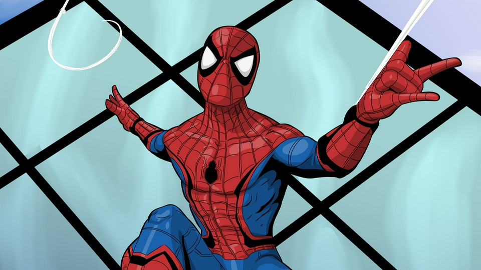 Человек-паук Паутина 4k 2018