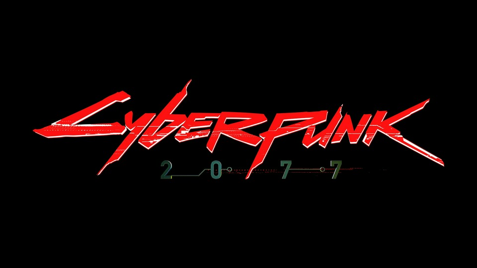 Логотип Cyberpunk 2077 4k