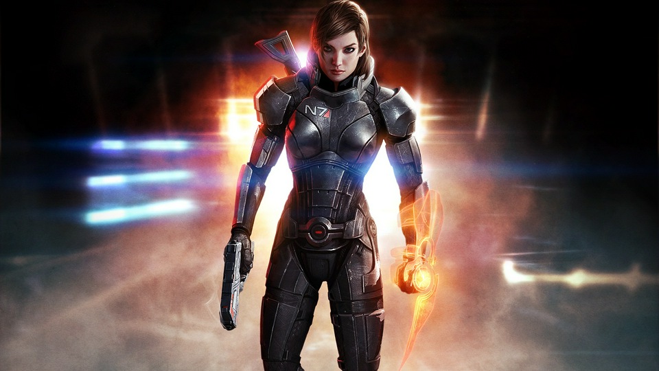 Mass Effect 3 Шепард Фемшеп HD