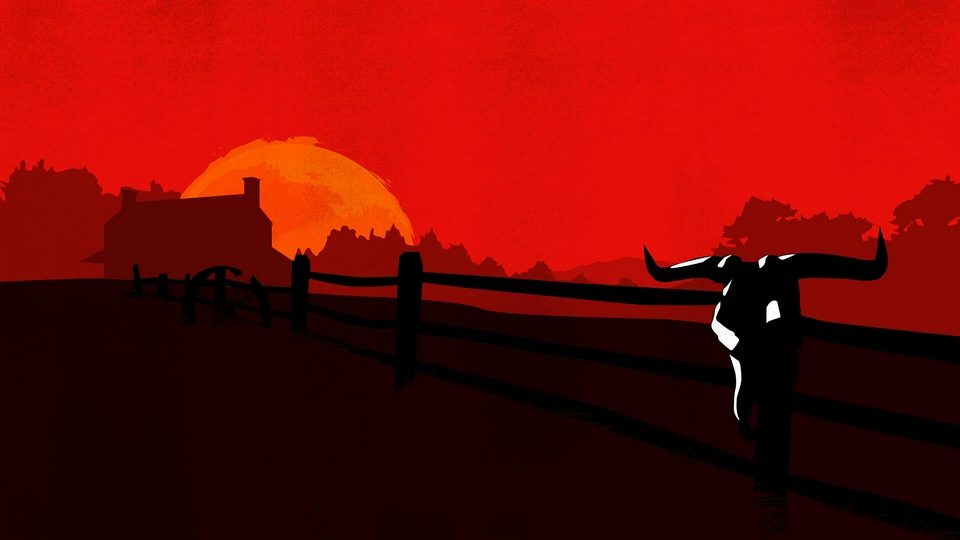 Red Dead Redemption 2 Минималистичный 8k