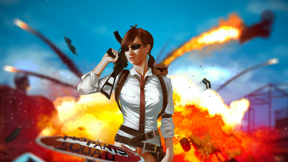 Pubg Gun Girl 4k