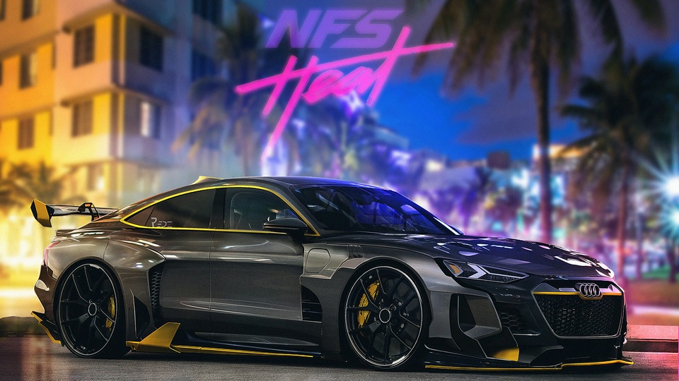 Audi E Tron Nfs Heat 4k