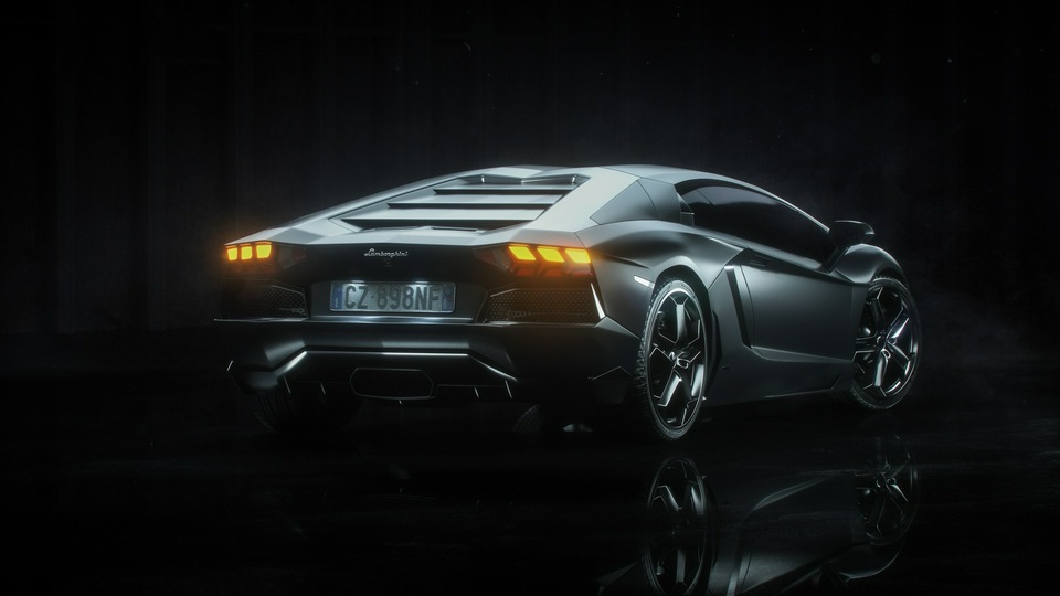 Lamborghini Cgi Сзади