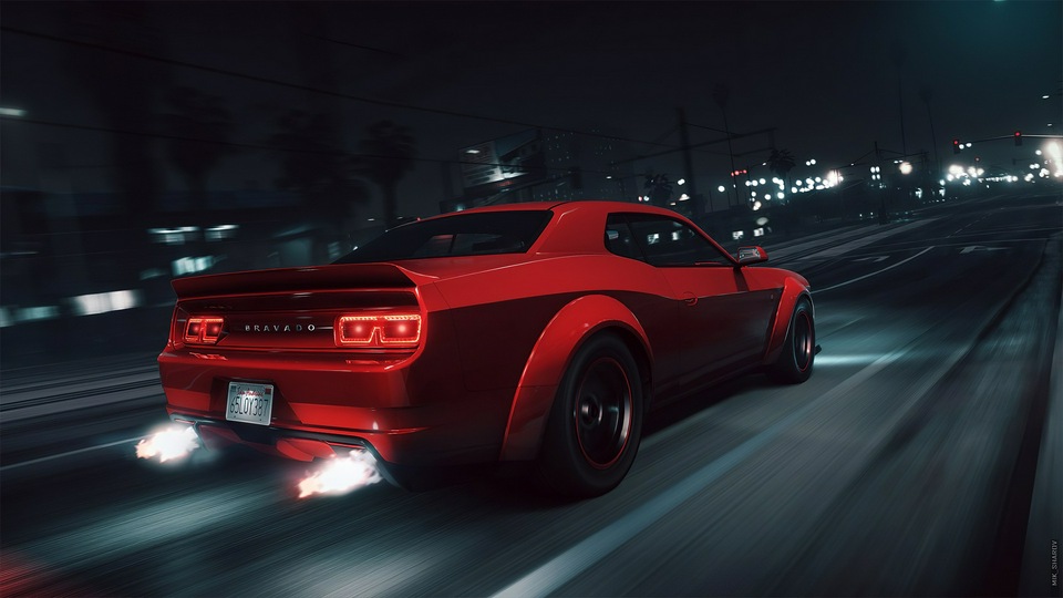 Gta 5 Dodge Challenger 4k