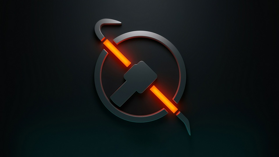 Логотип Half Life 4k
