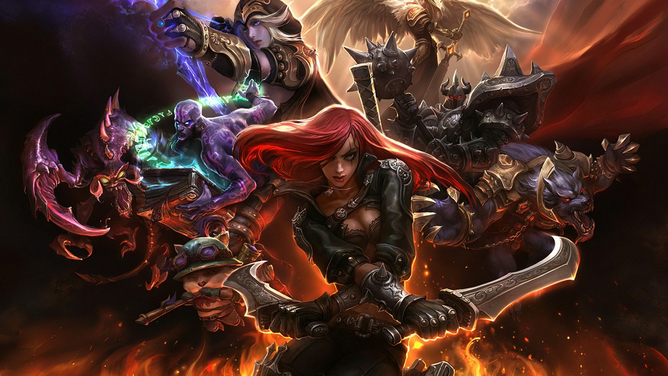 Баннер League Of Legends Art 4k