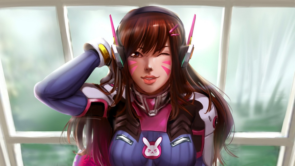 Dva Overwatch Арт Новый