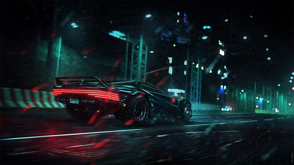 Автомобильная игра Cyberpunk 2077