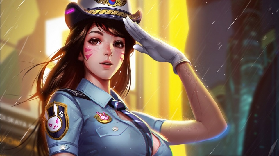 Dva Overwatch Arts 4k