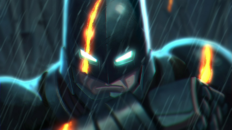 Цифровое художественное произведение Бэтмена 4k