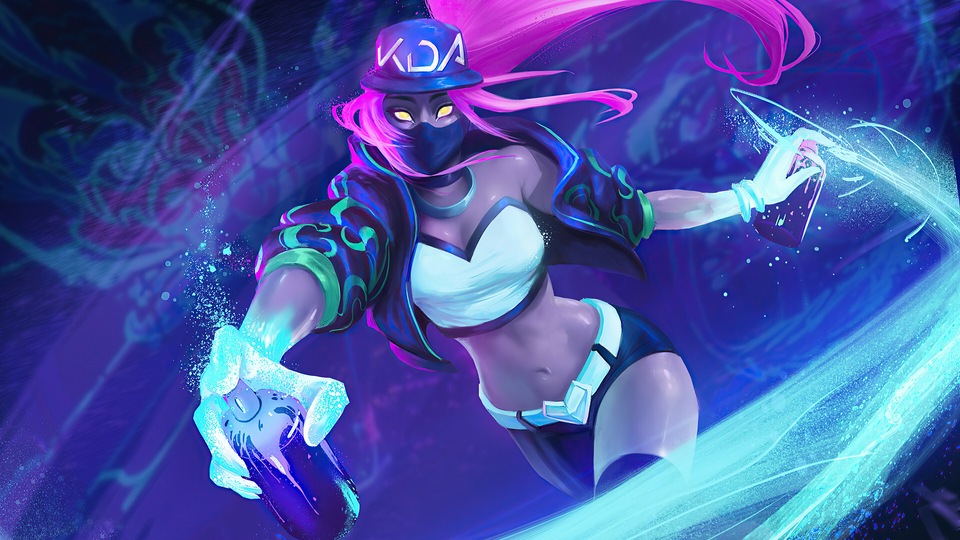 Художественное оформление Kda Akali League Of Legends 4k