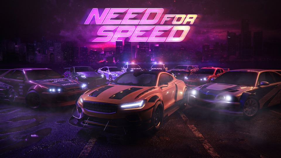 Need For Speed Тепловые автомобили Polestar 4k