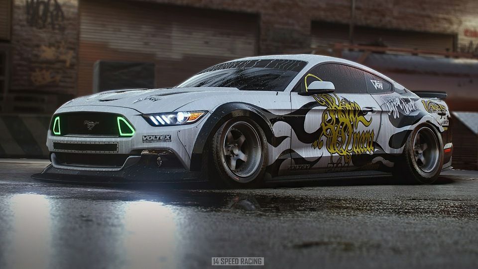 Ford Mustang Gt Drag King Потребность в скорости