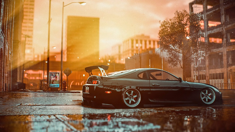 Игра Toyota Supra Need For Speed 4k