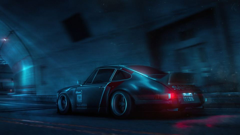 Porsche 911 Samurai Ride Киберпанк 2077