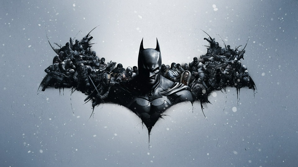 Логотип Batman Arkham Origins 8k