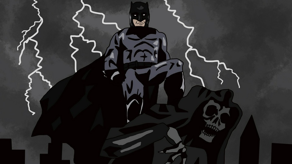 Художественное произведение Бэтмена 5k