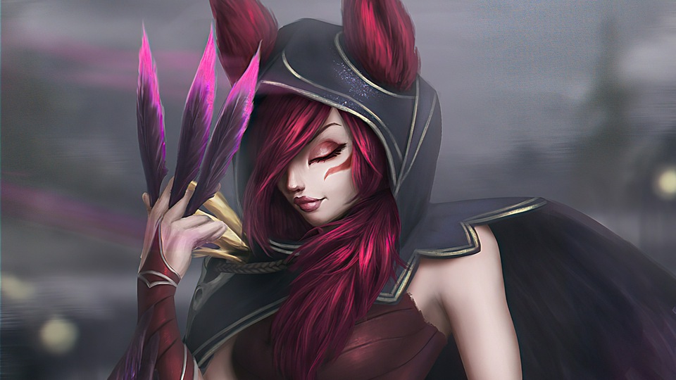 Xayah Fanart Lol 4k