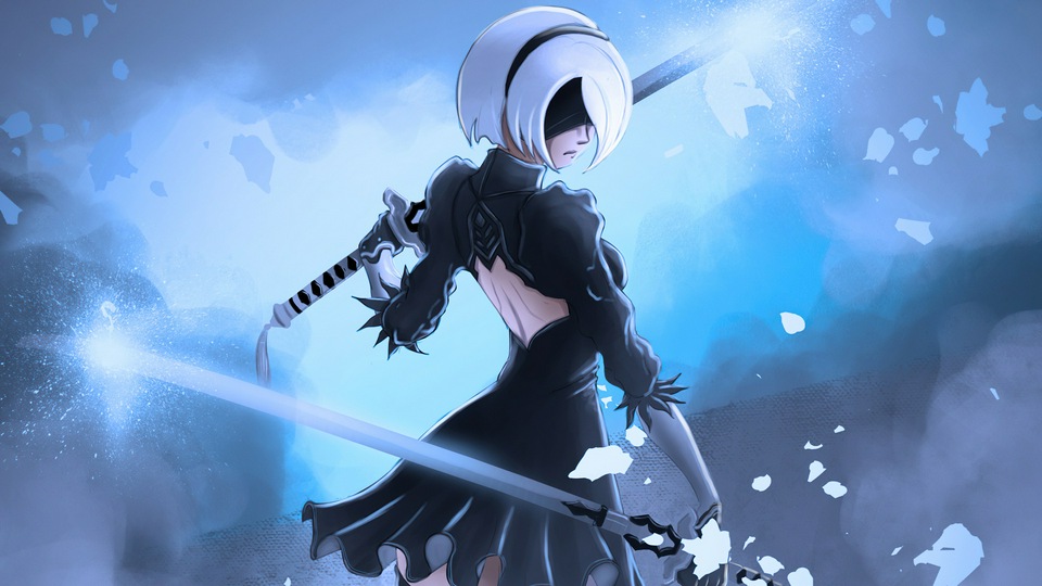 2B Nier Automata Фанарт