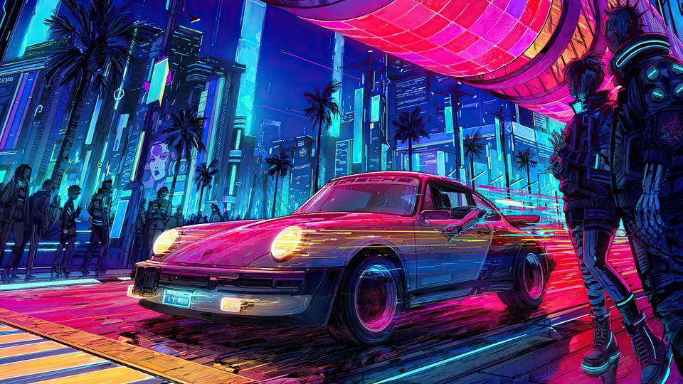 Porsche X Киберпанк 2077