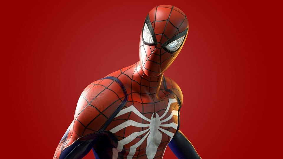 Фанарт Marvel Spider Man PS4