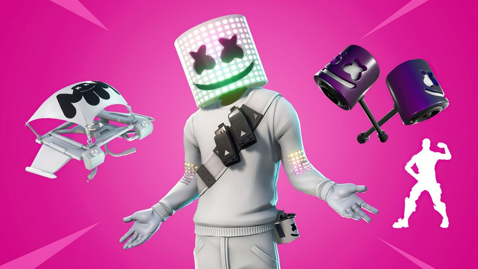 Marshmello X Fortnite 4k