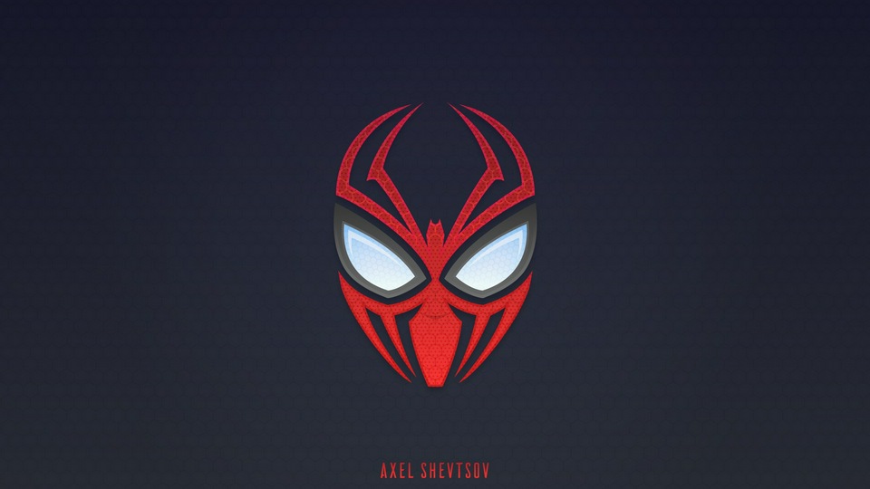 Художественное оформление логотипа Человека-паука