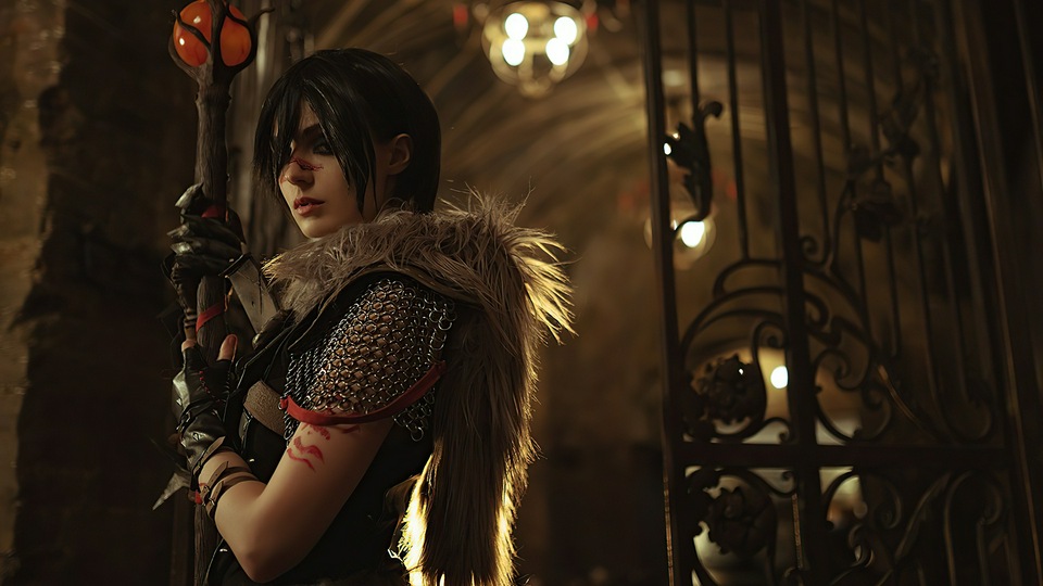 Dragon Age II Косплей Хоука 5k