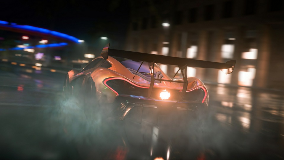 Mclaren P1 Need For Speed Нагрев сзади 5k