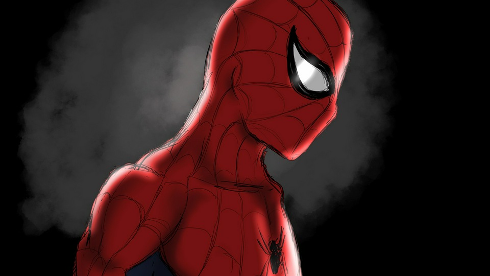 Цифровое искусство паука